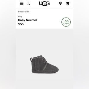 UGG infants Baby Neumel suede booties